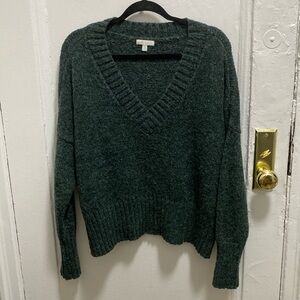 Abound Dark Green Knit Sweater